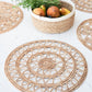 Roda Woven Palm Fiber Placemat - Natural (Set of 2)-2