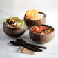 Eco-friendly Coconut Bowls & Spoons Set of 4-3